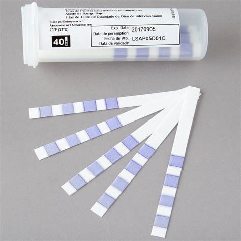 engine oil test strips